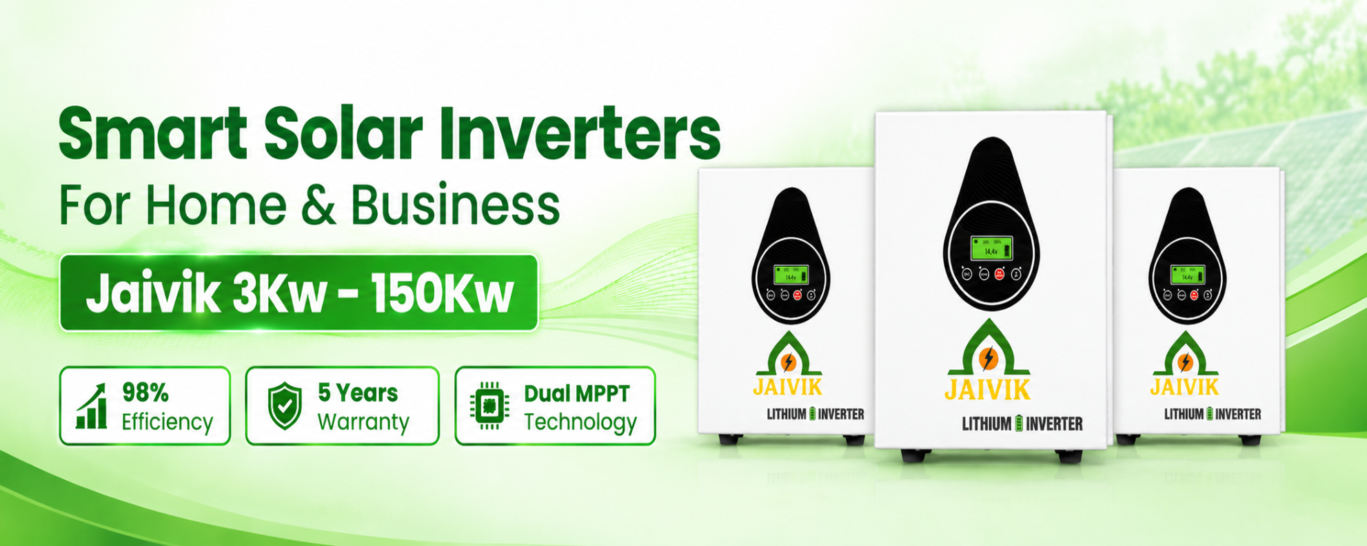 Jaivik Smart Solar Inverters